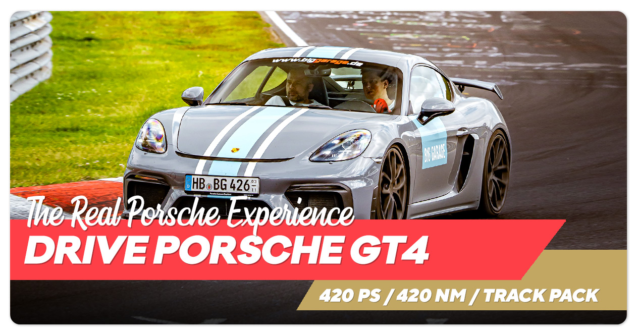 Porsche Cayman GT4 mieten am Nürburgring