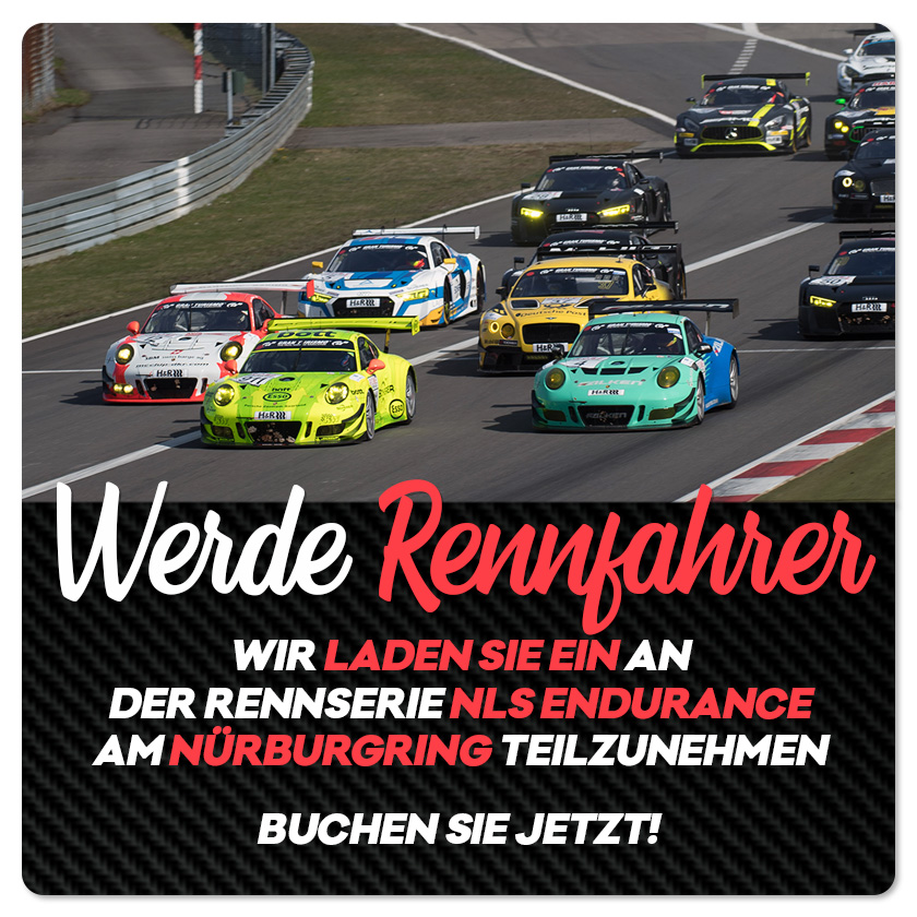 Werde Rennfahrer am Nürburgring