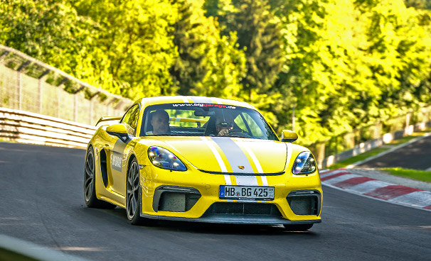 Porsche Cayman GT4 mieten am N&uuml;rburgring